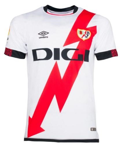 Camisa I Rayo Vallecano 2021 2022 Umbro oficial